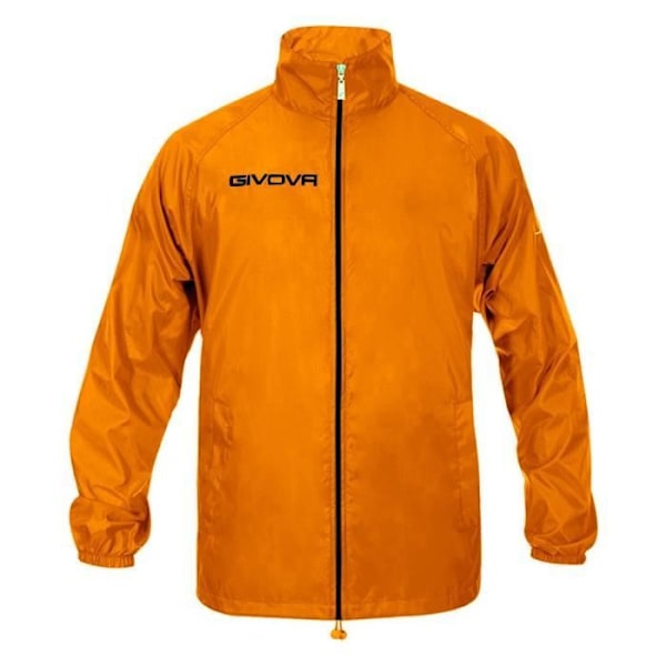 GIVOVA Rain Basico Orange regnjacka för män/vuxna - Vattentät - Långärmad - Fotboll Orange XXS