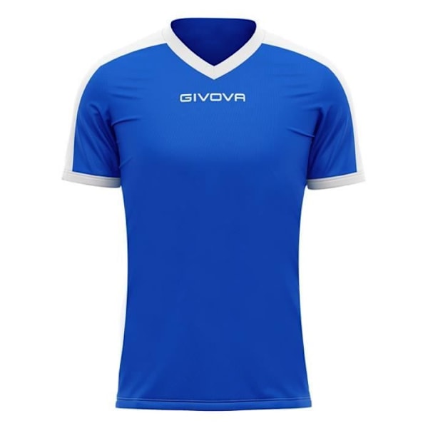 GIVOVA Revolution Interlock Blue herr t-shirt - Slim fit - Bekväm och andas Blå XXL