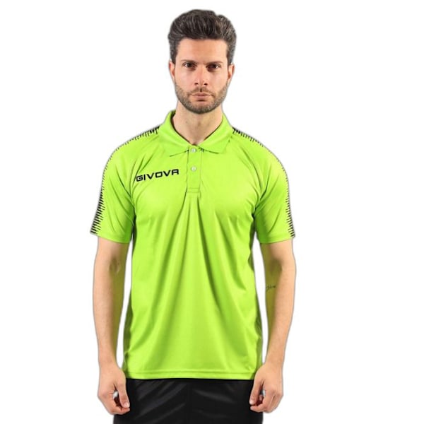 Givova Club pikétröja giallo fluo/svart jag