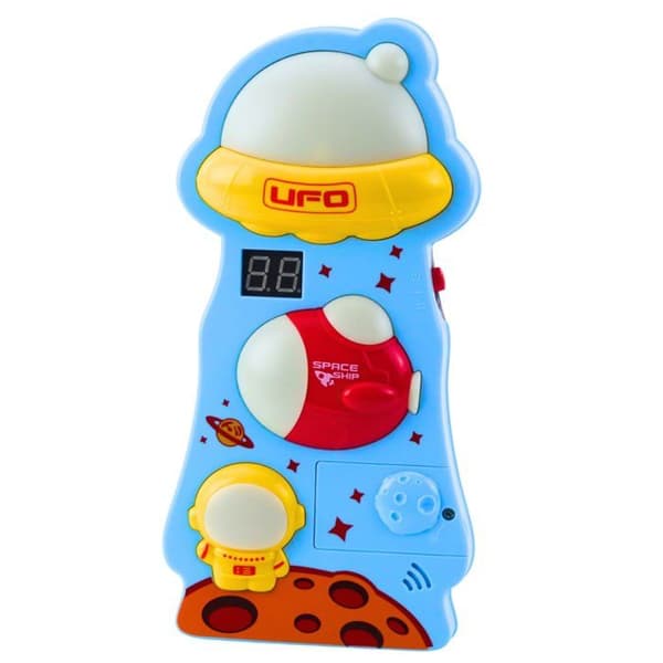 Interaktiv väggmonterad höjdsensor - LEAN Toys - LED digital display - Ljudeffekter - Bakgrundsbelyst skärm