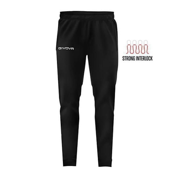 Givova 100 joggingbyxor - svarta - S Svart M