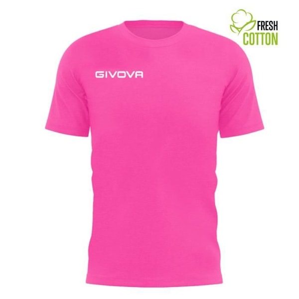 Givova Fresh cotton T-shirt - fluo fuxia - S Fluorescerande Fuxia XL