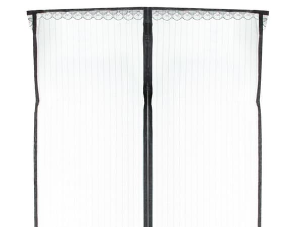 Magnetisk myggnät för dörr 85x210cm SVART