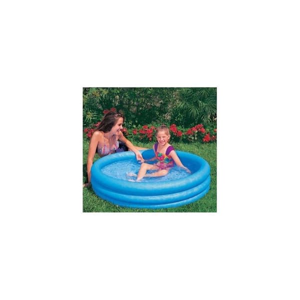 Pool med luftfyllda ringar - INTEX - 3 ringar - D. 168 x H. 38 cm - 481 liter Blå