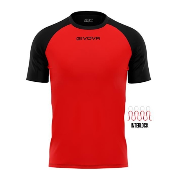 Givova Capo Jersey - röd/svart - 3XL Röd svart XXXL