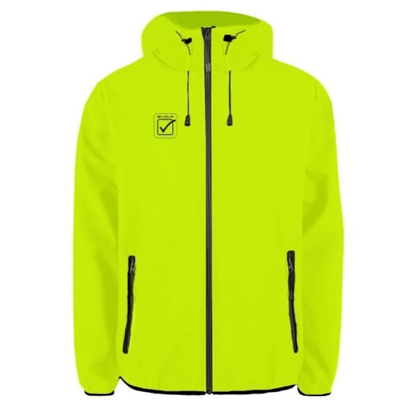 Givova vattentät jacka - fluo gul/svart - L Fluo gul/svart M