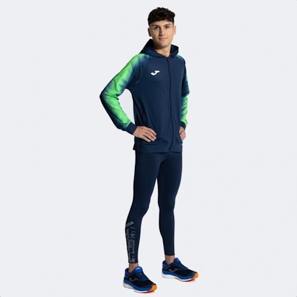 Joma Elite XI Träningsjacka med huva marin/fluorgrön M