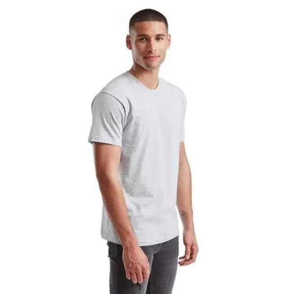 T-shirt Fruit of the Loom Iconic 195 Premium - grå grå S