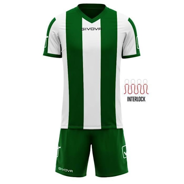 Givova Catalano jersey och shorts set - verde/vit - XL Grön/vit XL