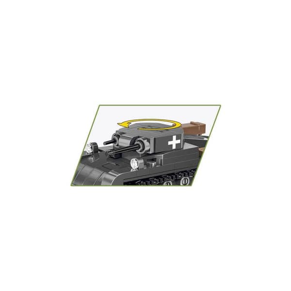 Modell - COBI - Panzer II Ausf. A - Plast - Vit - För barn från 8 år