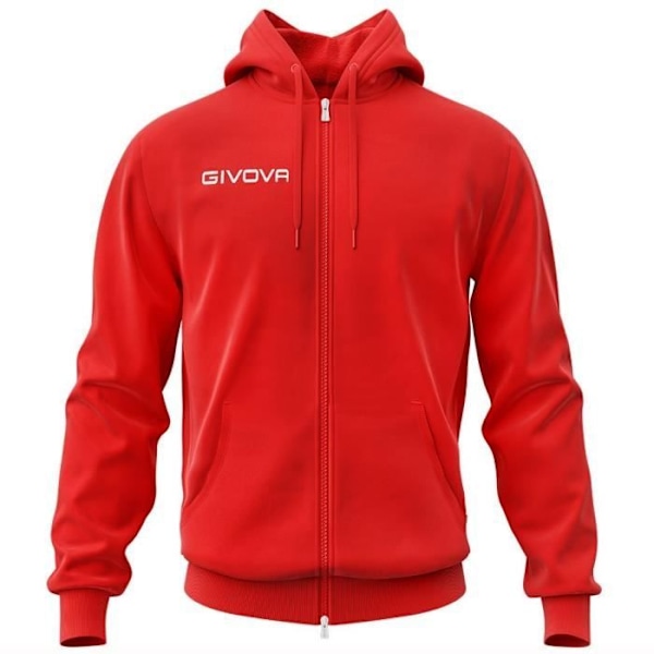 Givova King Zip Sweatshirt - röd - 3XL Röd jag