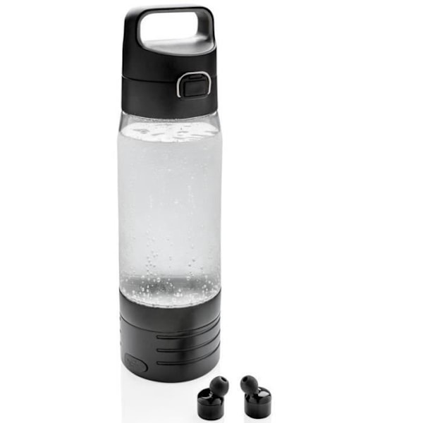 Termosflaska - XD Design - Fiole Party - 0,6 liter - Transparent ABS - Unisex Svart