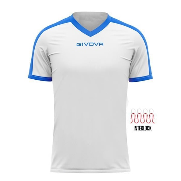 Jersey Givova Revolution - vit/kungsblå - XL Vit/kungsblå jag