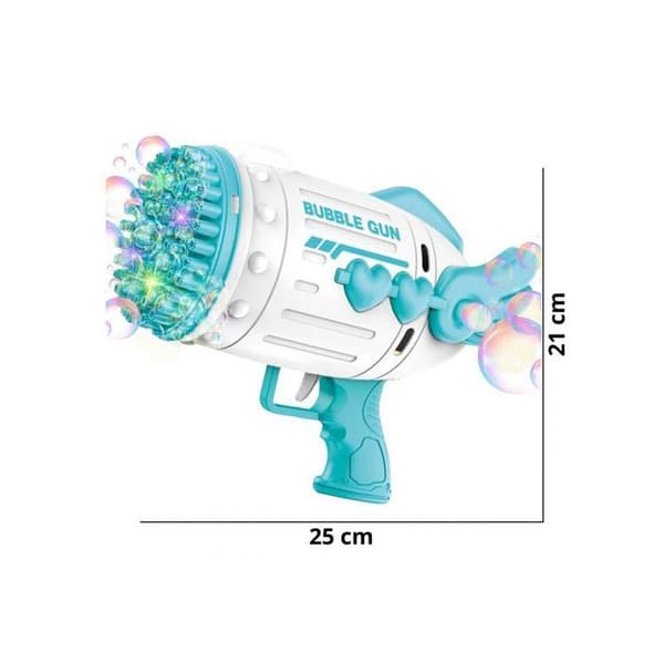 WOOPIE Såpbubblepistol 91 Hål Blå
