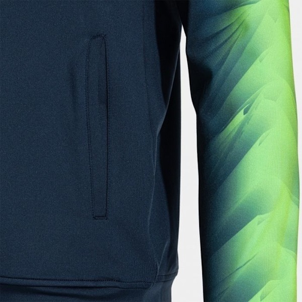 Joma Elite XI Träningsjacka med huva marin/fluorgrön M