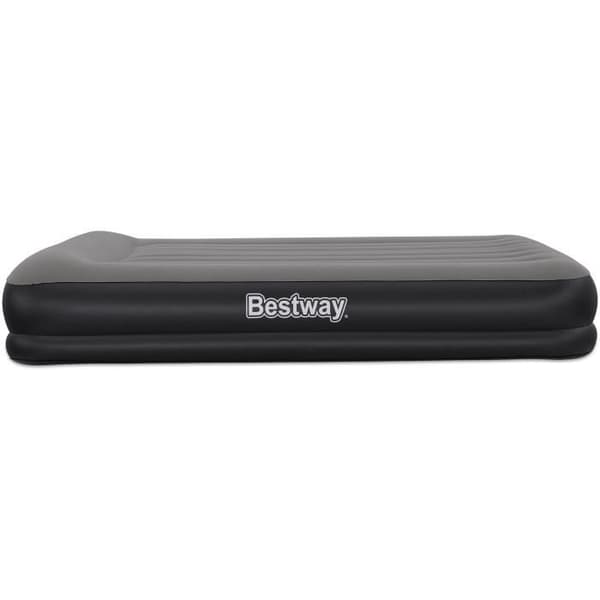 Luftmadrass - BESTWAY - 671BU - Tritech Queen - 2 sovplatser, inbyggd USB-pump, 2,03 m x 1,52 m x 36 cm mörkgrå