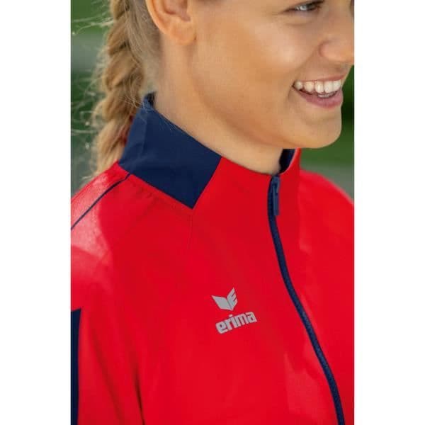 Erima Six Wings presentationsjacka för kvinnor - ny marin/röd - 44