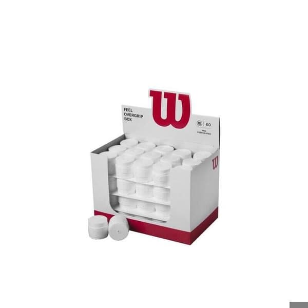 Tennisklister - WILSON - Pro Perforated - 60 grepp - Optimal handgrepp - Vattentålig Vit