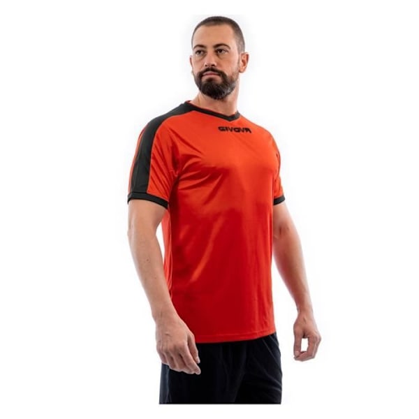 GIVOVA Revolution Interlock Röd herrt-shirt - Huvudfärg Röd Röd jag