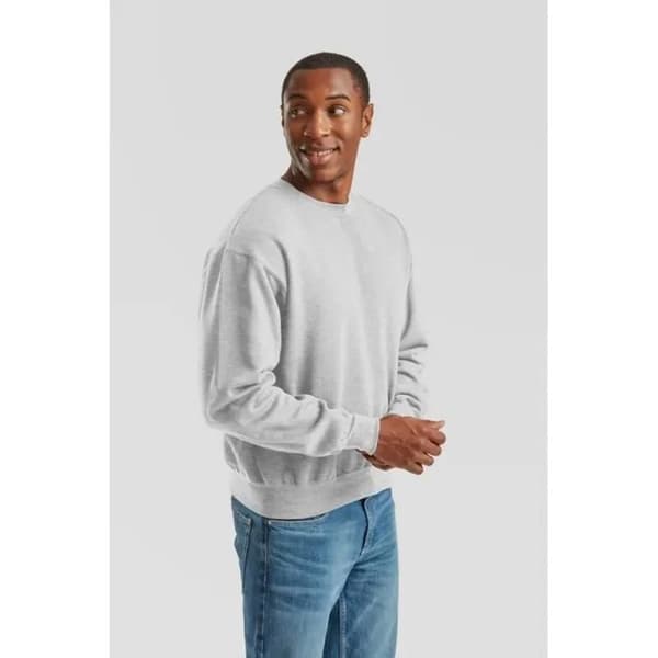 Sweatshirt Fruit of the Loom Supercotton - grå grå S