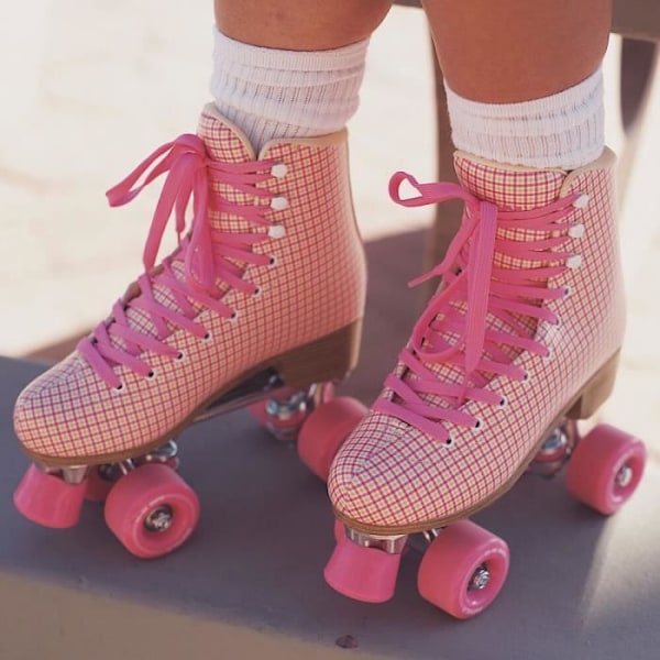 Rullskridskor - IMPALA skate - Pink Tartan - Rull - Urban skating - Vuxen Rosa Tartan 39