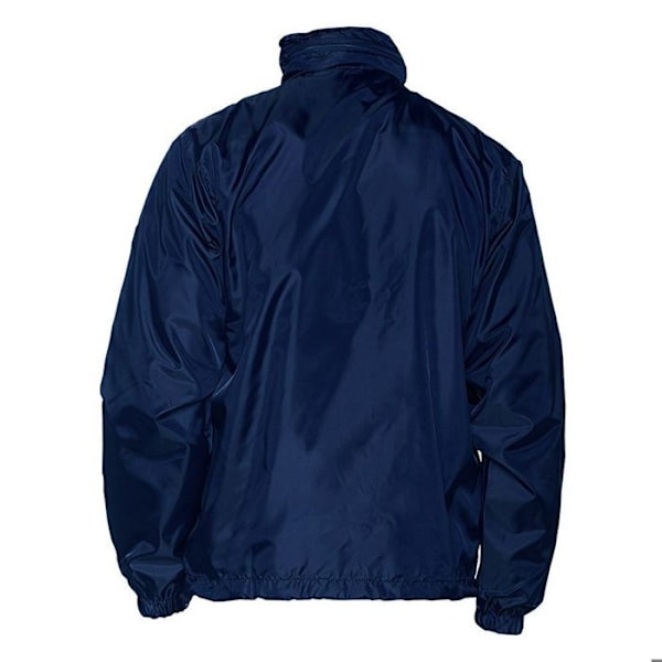 Vattentät jacka - Givova - Mesh - 100% nylon - Dold huva - Fickor med dragkedja marinblå/kungsblå M