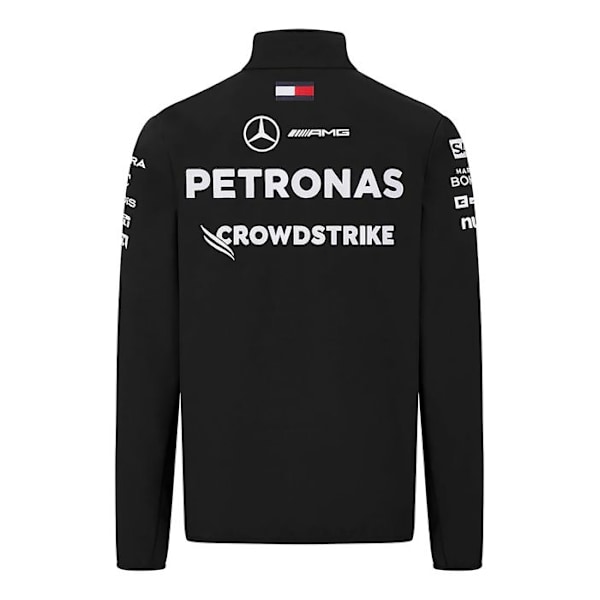 Mercedes AMG Petronas Official Formula 1 Team Softshell-jacka för män Svart Svart XS