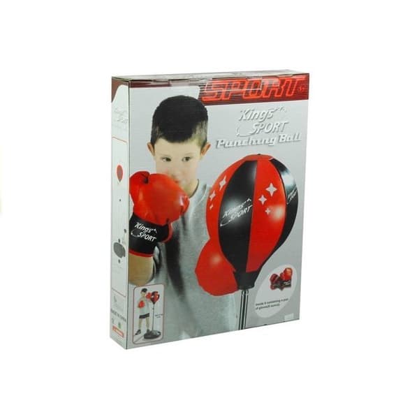 Boxningsset för barn - LEAN Toys - Handskar - Slaghandske - Plattform 40 x 13 cm