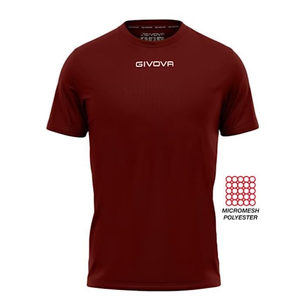 Givova One Jersey - Granada - Herr - L - Polyester Micro Mesh 120 g/m² Granada M