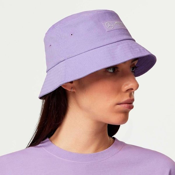 Hatt Bob i Retro Snöre Lila Lila lila Unik storlek