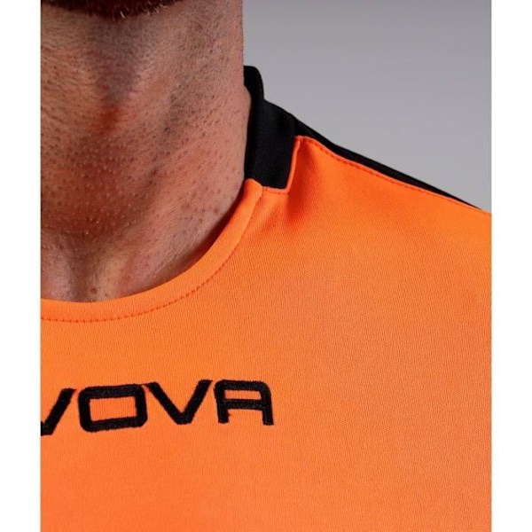 Givova Hyguana långärmad tröja och shorts målvaktsset - fluo orange/svart - 2XL Neon orange/svart M