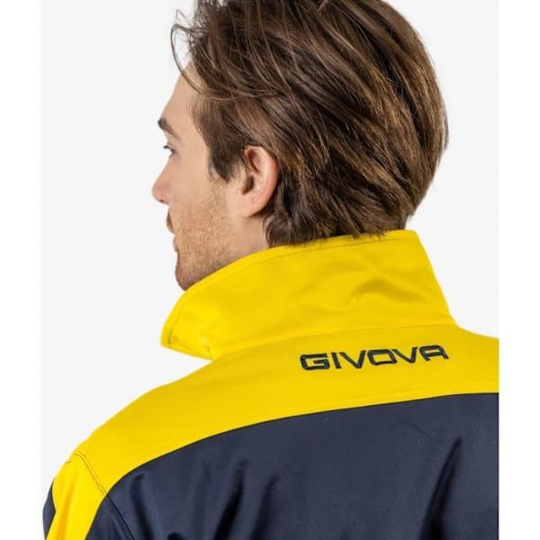 Givova Roma träningsoverall - Herr - Marinblå/amarillo - Långa ärmar - Multisport - Fotboll - Andas Marinblå/amarillo XXXL