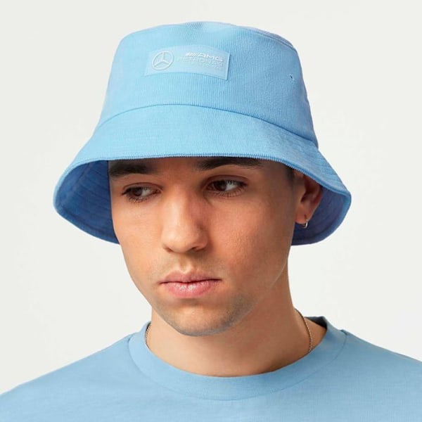 Hatt Bob i Retro Snodd Himmel Himmelsblå Unik storlek