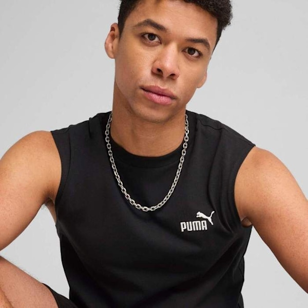 Puma Herrar Essentiell Ärmlös T-shirt 682626-01 T:XXL C:SVART Svart jag