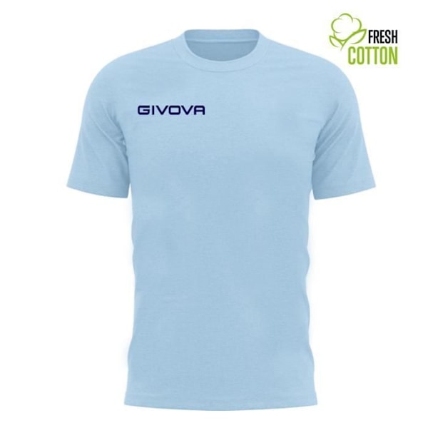 Givova Fresh bomull T-shirt - blå claro - S Azul claro XXL