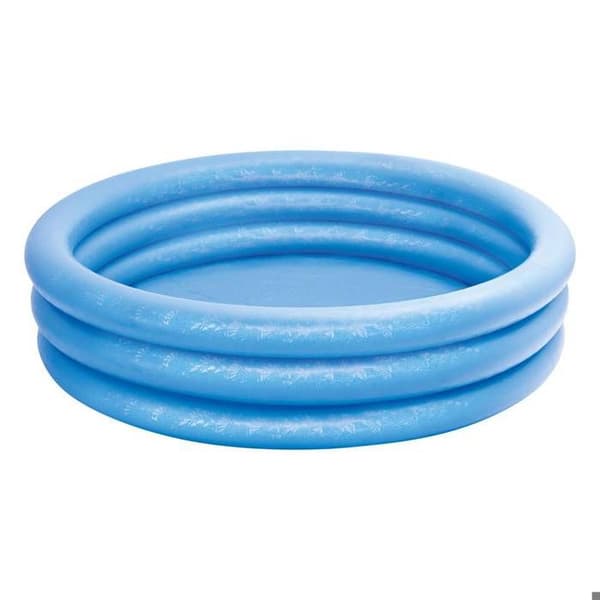 Pool med luftfyllda ringar - INTEX - 3 ringar - D. 168 x H. 38 cm - 481 liter Blå
