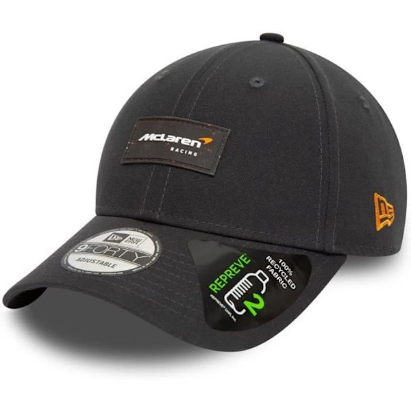 9Forty New Era Repreve McLarenEra Formula 1 Cap One Size Antracitgrå Grå Unik storlek