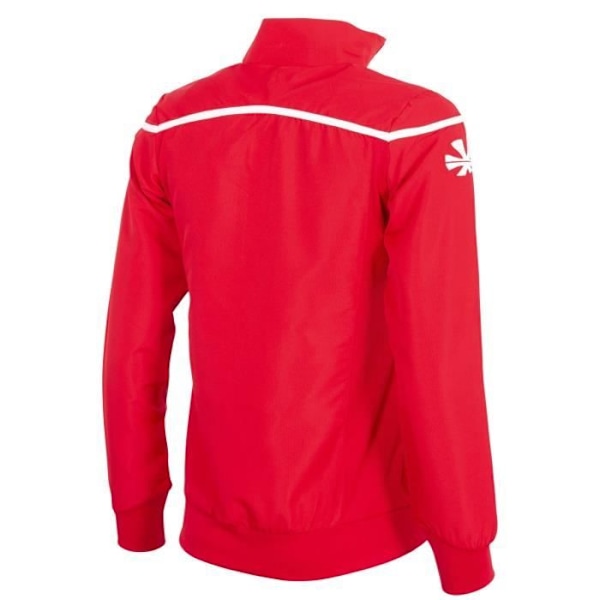 Reece Australia Varsity Woven träningsjacka för kvinnor - Röd/Vit - Långa ärmar - Storlek XL Röd vit XL