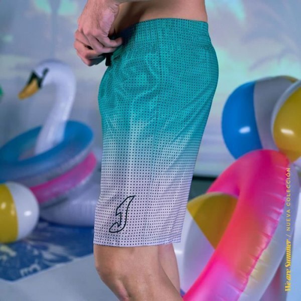 Joma badshorts - azurblå - XL - Simning - Vattentät och andas Azure blå M