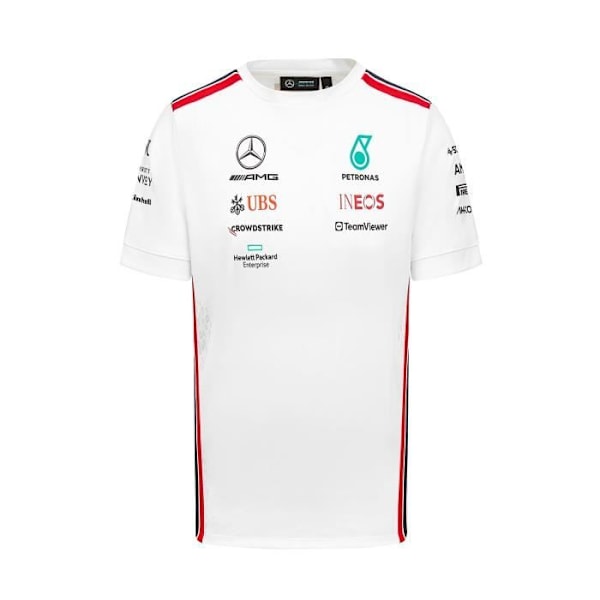 Mercedes-AMG Petronas Motorsport Officiell Formel 1 T-shirt Vit XL
