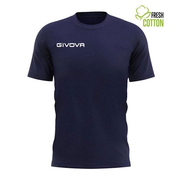 Givova Fresh t-shirt i bomull - marinblå - 3XL marinblå M