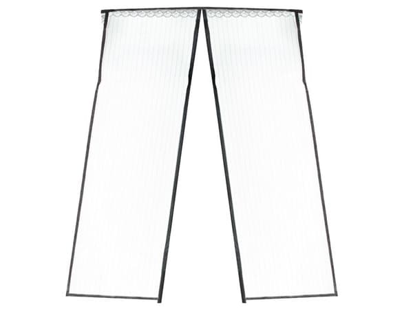 Magnetisk myggnät för dörr 85x210cm SVART