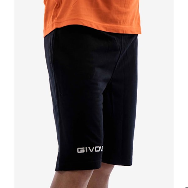 Bermuda i polarfleece Givova One svart XL