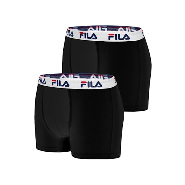 Fila Boxer Herr Kalsong - Svart (Pack av 2) Svart M