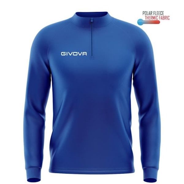 Givova 500 1/2 tröja med dragkedja - kungsblå - 2XL kungsblå XXL
