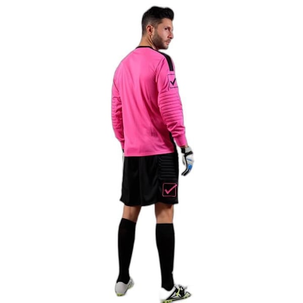 Givova Hyguana långärmad tröja och shorts målvaktsset för barn - fuxia/svart - 2XS Fuxia/svart XXS