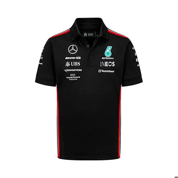 Mercedes-AMG Petronas Motorsport Officiell Formel 1-pikétröja Svart jag