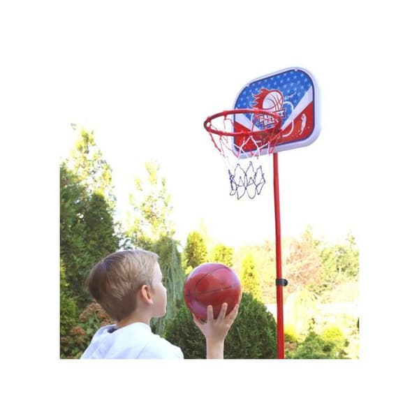 WOOPIE Basketbollställ Justerbar Höjd 90-170cm + Boll