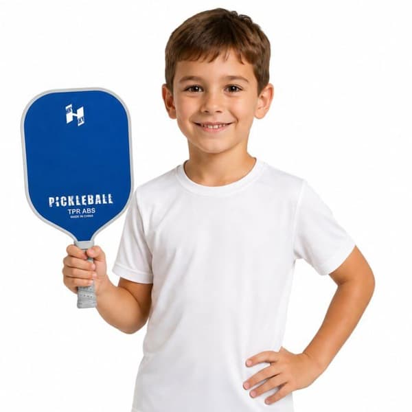 Pickleball-set - LEAN Toys - 2 racketar - Perforerad pickleball - Gröna och blå racketar grönt och blått