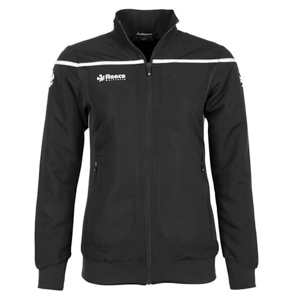 Reece Australia Varsity Woven träningsjacka för kvinnor - Svart/Vit - L Svart vit M